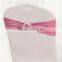 Pretty wedding lycra chair band / good quality plastic buckle chair band