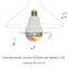 E26/E27 Smart LED Light Bulb Bluetooth Speaker With Different Color Changeable