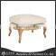 solid wood furniture / creative linen fabric soft roll armchair/ romantic ottoman