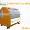 Stainless steel commerical cotton candy food truck / fruit van for sale/fried ice cream machine cart