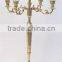Tall 5 arm wedding candelabra centerpiece wholesale