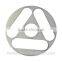 Online Trade OEM Metal Forged Decorative Puddle Flange Plate like Man's Face Expression