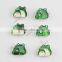 Alloy enamel animal frog slider charm fit 8MM sillicone bracelet (JP08)