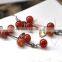 European and American fine retro delicate sweet cherry bead earrings YIWU factory wholesale for OEM / ODM