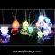 factory making snowflake shape festival christmas led string light decoration with CE/ROHS