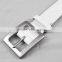 [Taiwan YM] 2016 trendy design white leather belt men used