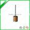 For sale square toilet brush holder from bamboo with stianless steel handle