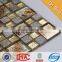 LJ JY-Mx-GS08 Decorative Colored Crystal Glass Mix Stone Mosaic Tile Crystal Mosaic Backsplash Tiles Wholesale