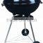 Kettle charcoal bbq grill with cover and 2 wheel for easy moving