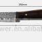 king kitchen stainless steel knife with color blade, kitchen knife set