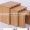 Small wooden cover stools for sale/honey comb stools