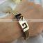 Hot selling Triplex Row Hemp Rope Design Titanium Steel Men's Bracelet