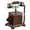 Wooden Decorations corded telephone vintage home decor
