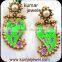Neon Tribal Earring