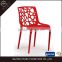 Cafe furniture design plastic cafe chair