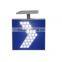 Aluminum high way portable solar power led flashing traffic sign