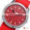 Mens Slim Case Nylon Band Analog Quartz Male Sport Watch