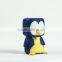 cartoon blue penguin adroable money box, vinyl/pvc/ABS OEM coin bank, china maunfacturer customized coin bank