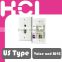 US Type 2 Port Voice and RJ45 Cat5e Data Faceplate