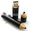 mini pencil wooden black low cost flash drives,discount flash drives 1gb