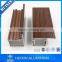 Foshan supplier best quality wood grain aluminium profile for glass