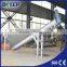 shaftless sludge conveyor machine for wastewater treatment