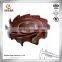 ISO iron pump parts OEM iron sand casting water pump parts