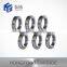 Tungsten carbide wire drawing guide roller to guide streaming production materials