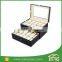 Large Glass Top Display Wooden Watch Box