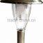 3pk Stainless Steel Solar Path Light Outdoor LED Landscape Lawn Garden Lamp -140 mm