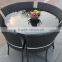 4 seaters round design dining table and chair SOF1039
