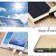 2017 New arrival luxury aluminum super slim solar power bank charger 20000mah for all mobile phones
