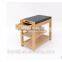 Eco friendly unique bamboo shoe rack 2 Titer Bamboo Storage Bench with seat