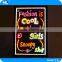 New product DIY make LED colorful lighting writing board / outdoor acrylic LED menu board