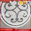 Round shaped natural stone carrara white marble mosaic pattern