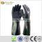 Sandy long PVC coated fishing gloves