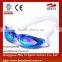 Mirror coated wholesales durable silicone swimming goggles