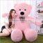 free sample big size teddy bear/plush teddy bear giant kid toys/ huge plush teddy bear