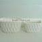 new wholesale yellow oval ceramic flower pot