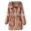 Fashion cotton with knitting combination parka high quality garment mamufacturer mens outer shell jacket
