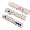 Kearing Luxury Durable Plastic 30 cm Flat Oval Scale Ruler with different Proportions Engineer Usage # 8505
