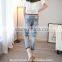 2016 summer trendy women loose ripped denim jeans wholesale