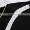 Black polo t-shirt with three botton