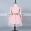 MGOO Wholesale Cotton Spandex Stylish Kids Toddler Girls Clothing Polka Dots Buttons Princess Dress