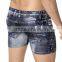 Popular OEM Jeans Sexy Print Male Underwear Boxer Vivid Sublimation Mens Slik Soft Briefs