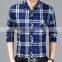 wholesale mens summer autumn thin western tartan plaid shirts