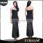 black fashion sexy dress black lace maxi latest design muslim dress