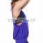 Fashionable fit and cut women gym singlet/low cut singlet tops