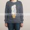 Popular and soft custom print woman cheap t shirt manufacturing
