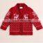 Hot Sale Cotton Children Sweaters Cute Christmas Pattern Knitting Kids Cardigan